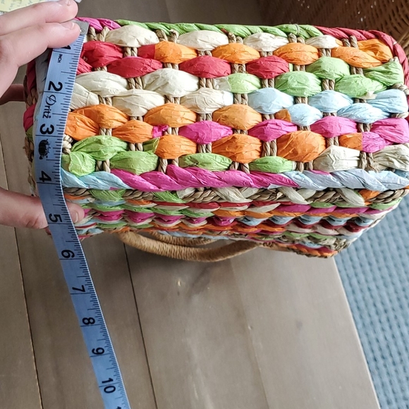 NWT Colorful straw bag from A New Day Target - Picture 6 of 8